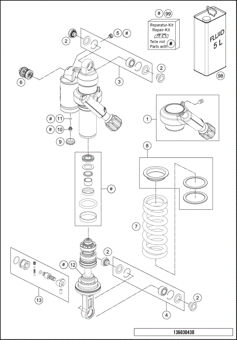 MONOSHOCK DISASSEMBLED