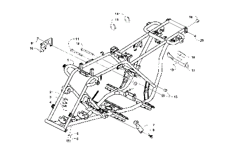 FRAME AND RELATED PARTS ASSEMBLY [100360]