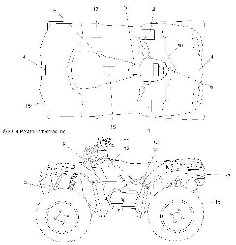 BODY, DECALS - A15SXE85HI (49ATVDECAL15SP850MD)