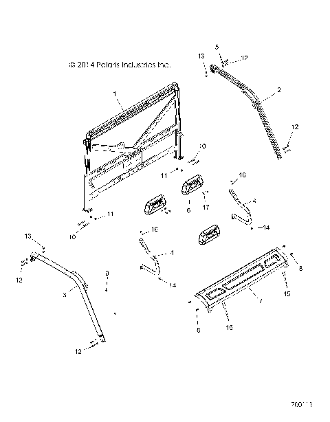 CHASSIS, CAB FRAME - R15RTAD1FA (700111)