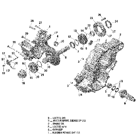 01- ROTAX - Gear Box 1 - 420685398