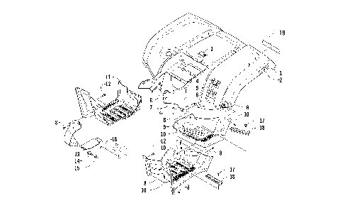 REAR BODY PANEL AND FOOTWELL ASSEMBLIES [92822]