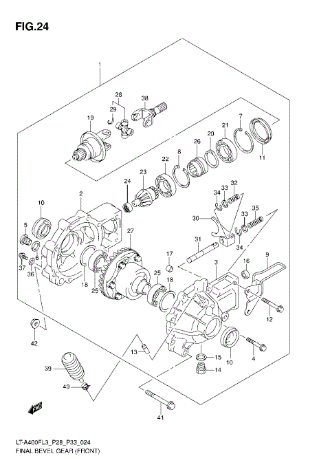 FINAL BEVEL GEAR (FRONT)