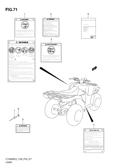 LABEL (LT-F400FL3 P28)