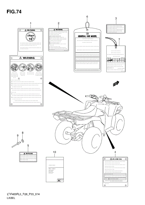 LABEL (LT-F400FZL3 P33)