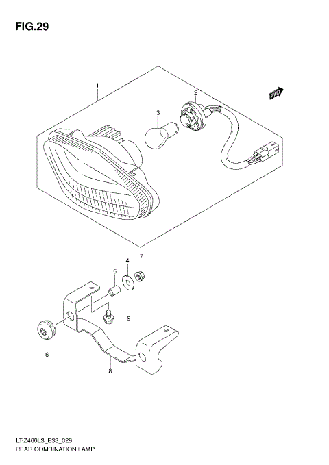 REAR COMBINATION LAMP
