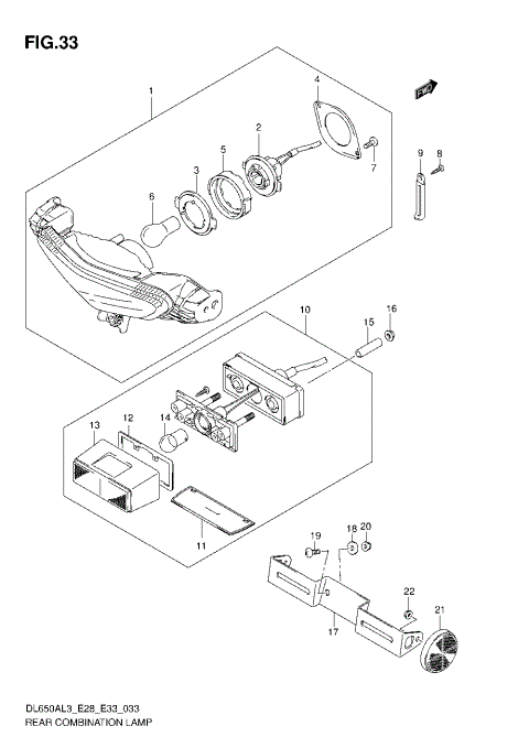 REAR COMBINATION LAMP