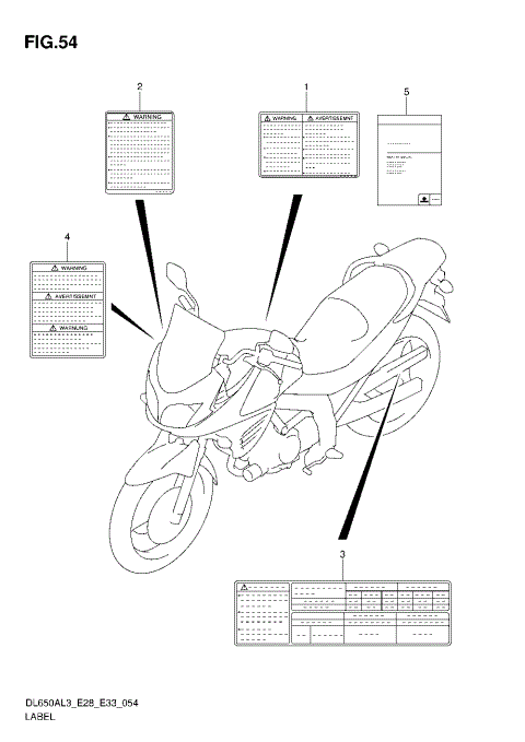 LABEL (DL650AL3 E28)
