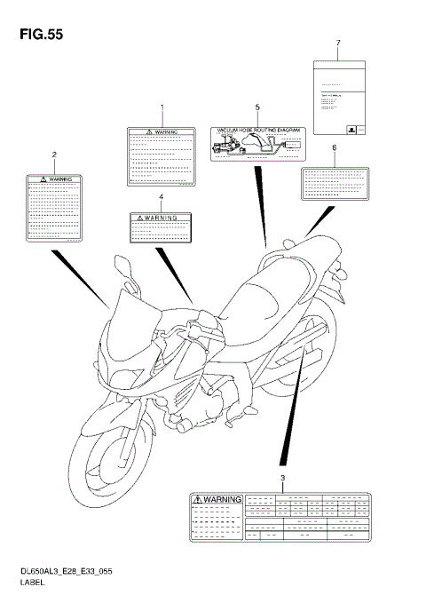 LABEL (DL650AL3 E33)