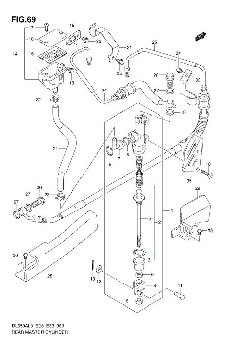 REAR MASTER CYLINDER