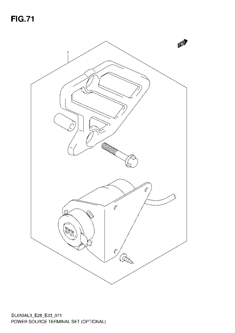 POWER SOURCE TERMINAL SET (OPTIONAL)
