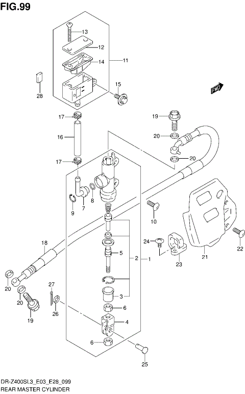REAR MASTER CYLINDER