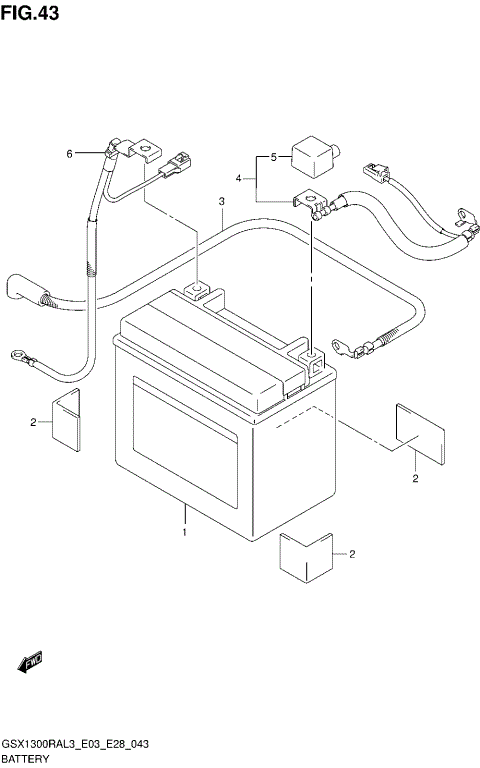 BATTERY (GSX1300RAL3 E33)