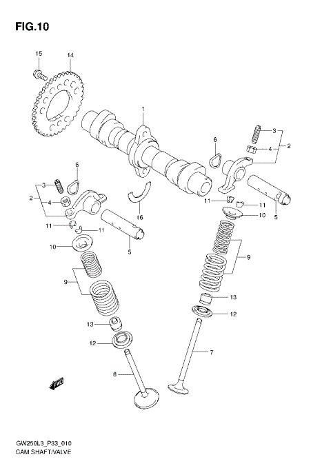 CAM SHAFT/VALVE