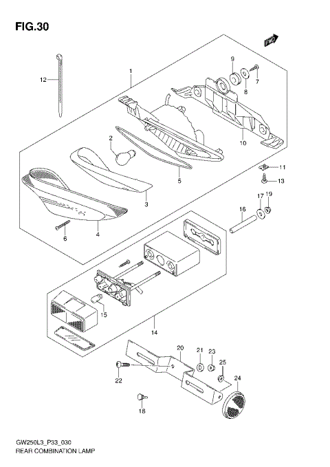 REAR COMBINATION LAMP
