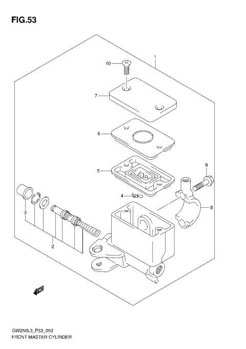 FRONT MASTER CYLINDER