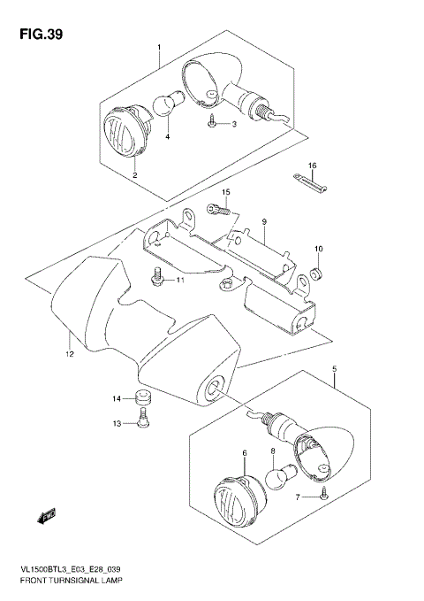 FRONT TURNSIGNAL LAMP