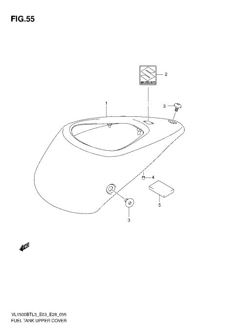 FUEL TANK UPPER COVER