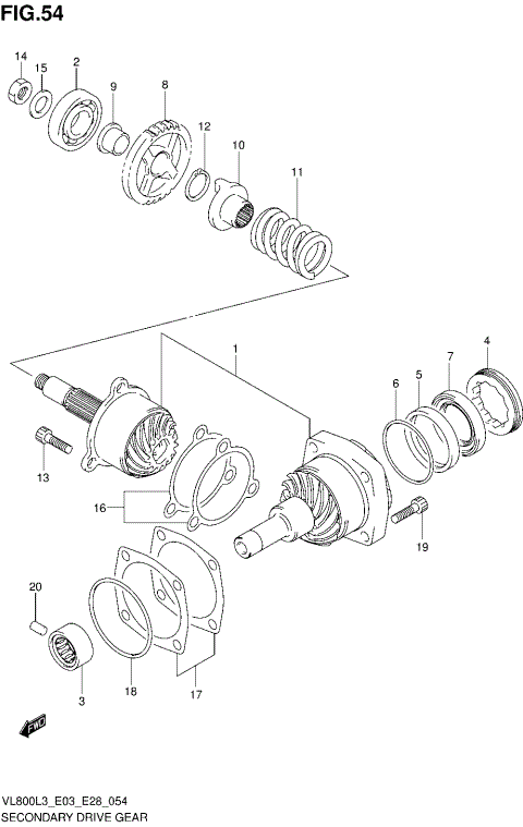 SECONDARY DRIVE GEAR
