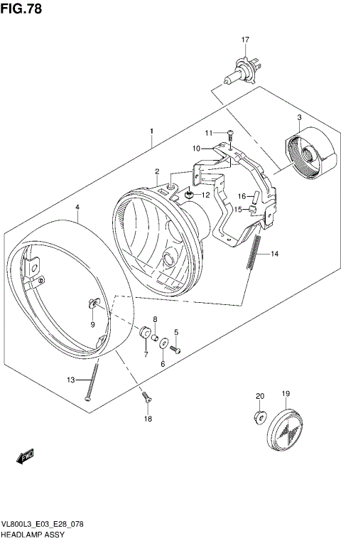 HEADLAMP ASSY