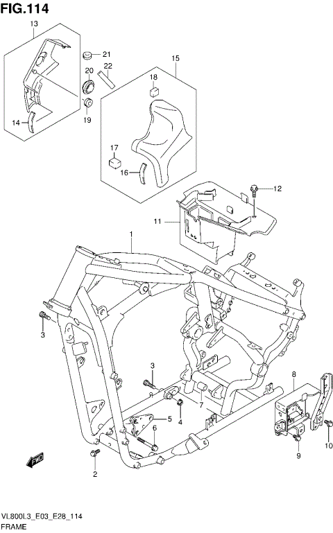FRAME (VL800TL3 E28)