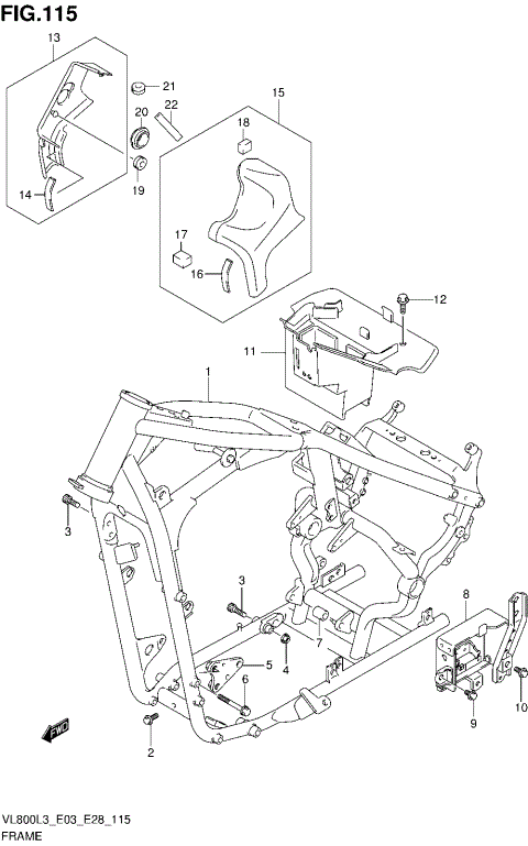 FRAME (VL800TL3 E33)
