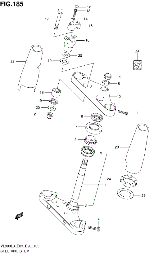 STEERING STEM (VL800CL3 E03)