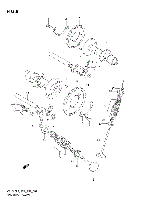 CAM SHAFT/VALVE