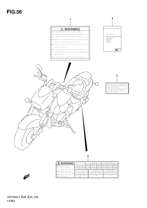 LABEL (VZ1500L3 E33)