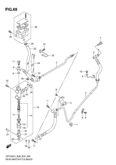 REAR MASTER CYLINDER