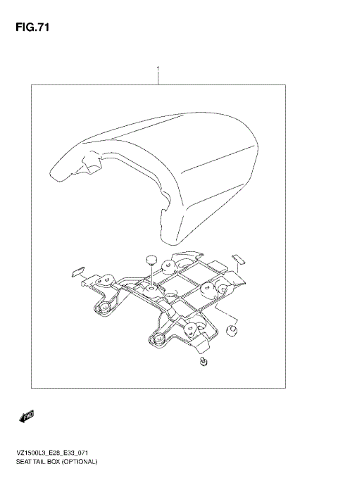SEAT TAIL BOX (OPTIONAL)