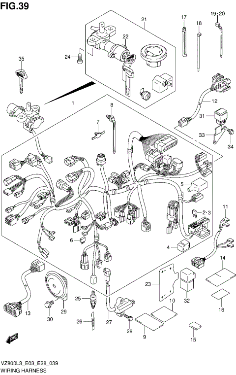 WIRING HARNESS (VZ800L3 E03)