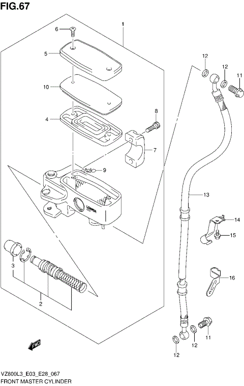 FRONT MASTER CYLINDER
