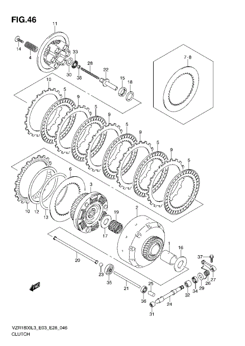 CLUTCH (VZR1800ZL3 E28)