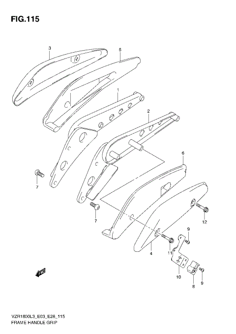 FRAME HANDLE GRIP (VZR1800L3 E28)