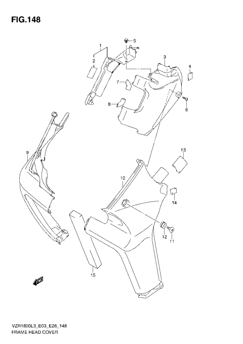 FRAME HEAD COVER (VZR1800ZL3 E33)
