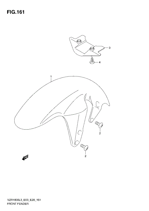 FRONT FENDER (VZR1800ZL3 E33)