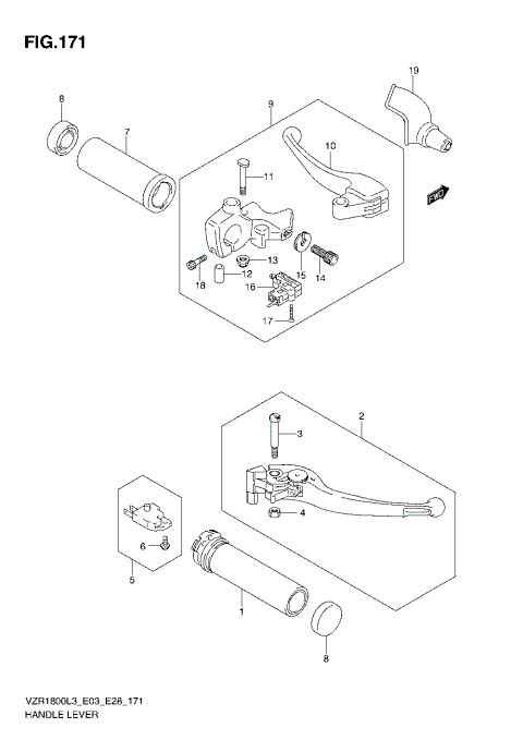 HANDLE LEVER (VZR1800ZL3 E03)