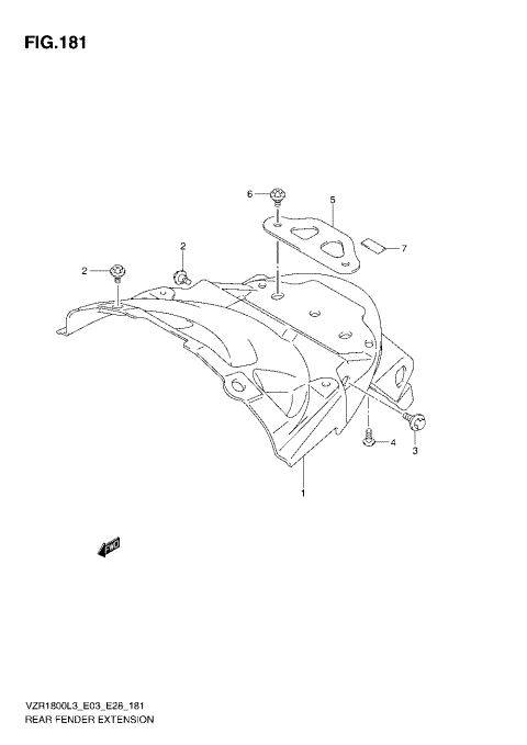 REAR FENDER EXTENSION