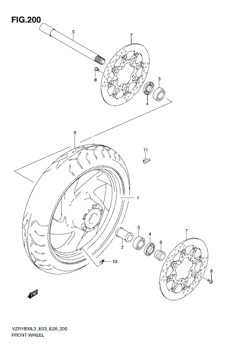 FRONT WHEEL (VZR1800ZL3 E03)