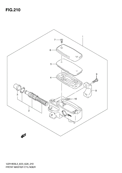 FRONT MASTER CYLINDER (VZR1800L3 E03)