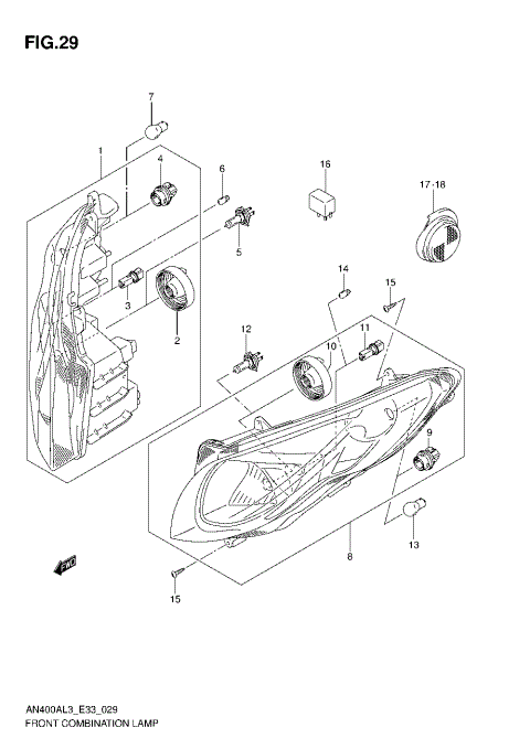 FRONT COMBINATION LAMP