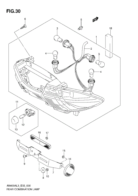 REAR COMBINATION LAMP