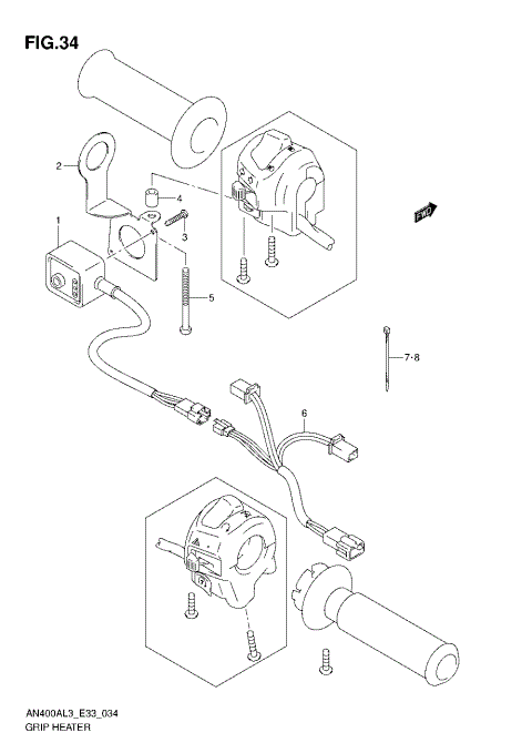 GRIP HEATER (AN400ZAL3 E28)