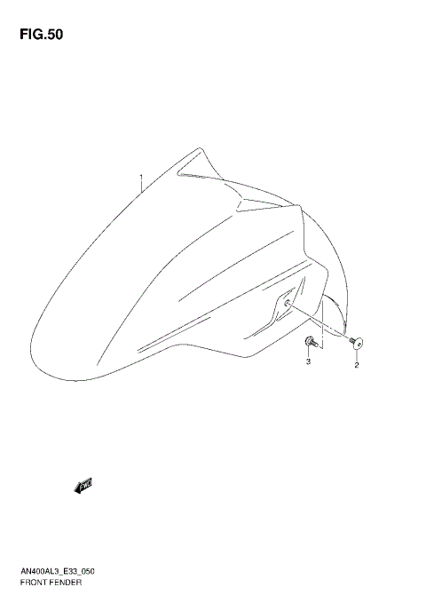 FRONT FENDER (AN400AL3 E33)