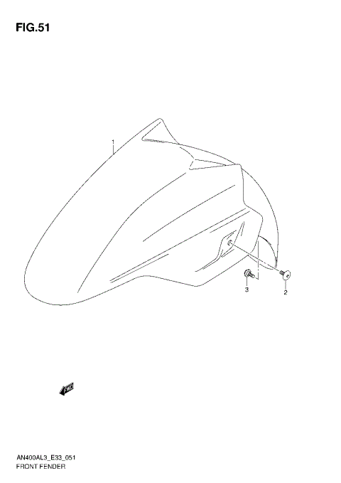 FRONT FENDER (AN400ZAL3 E28)