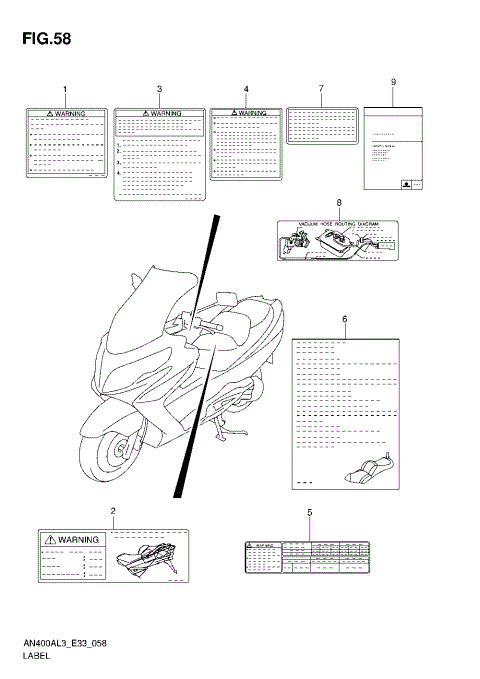 LABEL (AN400AL3 E33)