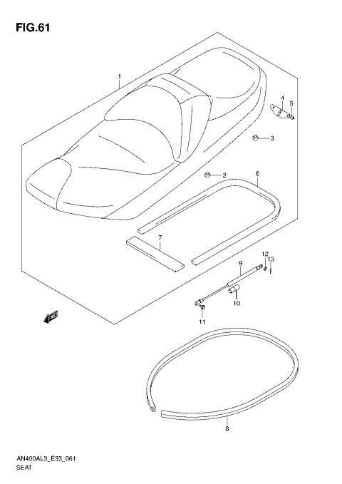 SEAT (AN400ZAL3 E28)