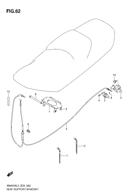 SEAT SUPPORT BRACKET