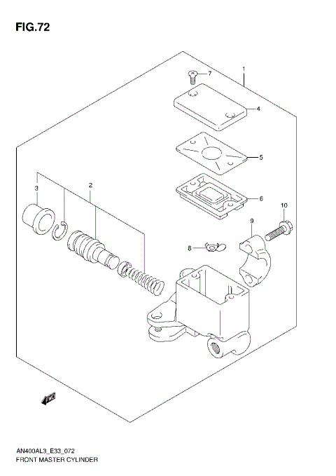 FRONT MASTER CYLINDER